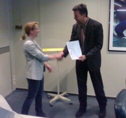 Uitreiking certificaat DIN 6701 A2 aan Vitalo Industries