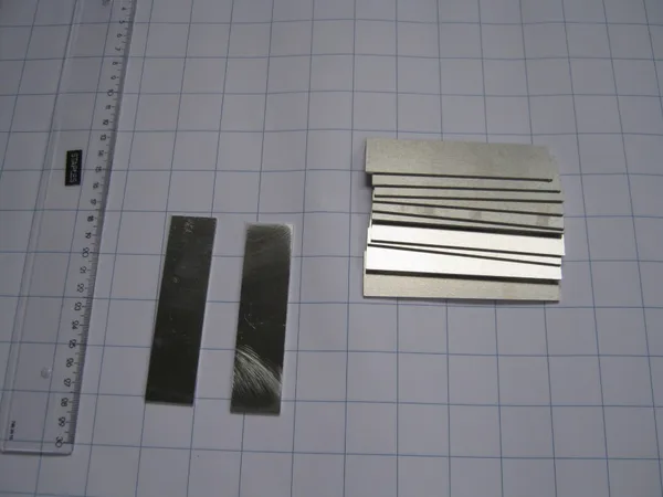 Aluminium 100*25*1.5 mm - laser cut