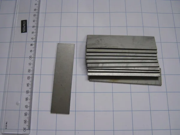 Steel 37 100*25*1.5 mm - laser cut