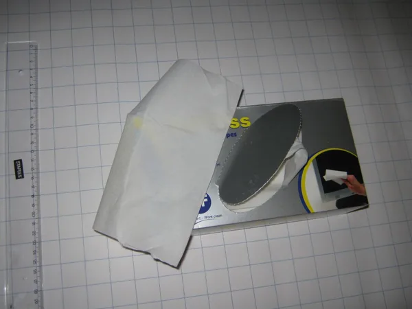 Cleaning wipes, box of 200 pieces